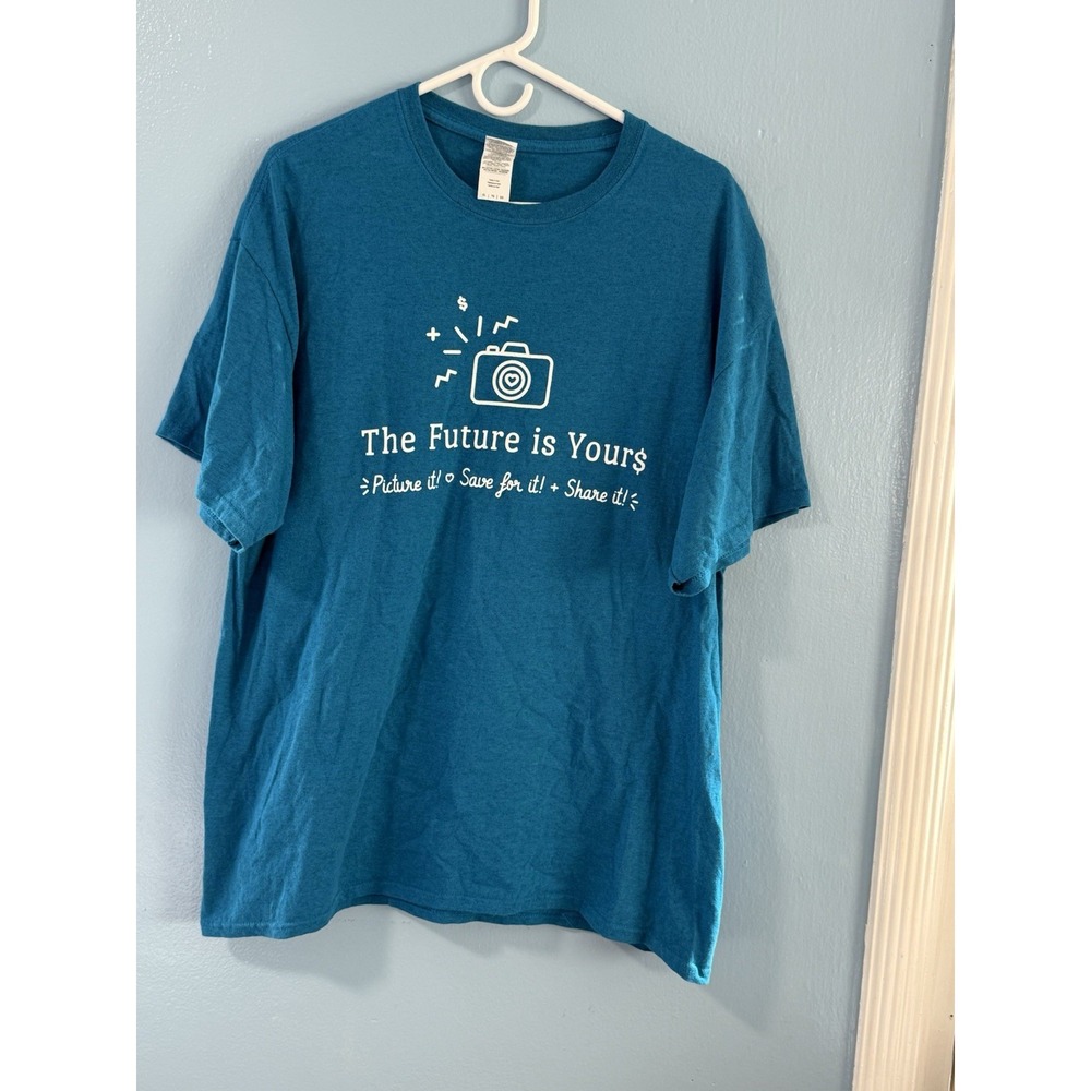 Vintage The Future Is Yours Golden Shirt XL